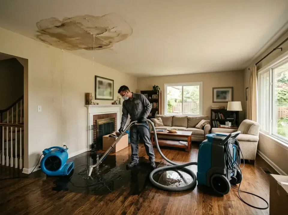 attic-pipe-burst-ceiling-drip-008 — frequently asked questions, Water Damage Restoration & Carpet Care in Brush Prairie, WA